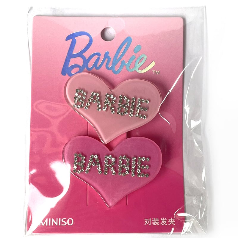 Barbie バービー ヘアピン２個入 ハートピン 日本未入荷 希少 輸入品