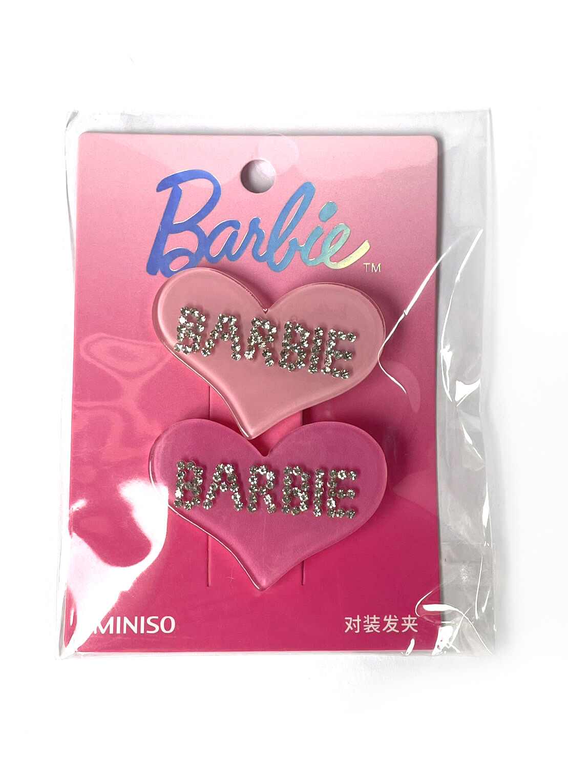 Barbie X MINISO バービー65周年 ヘアピン 海外限定-