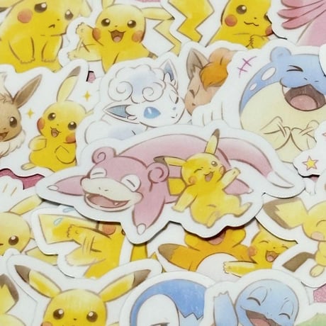 40枚　ポケモン３　防水シール