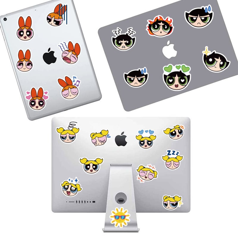 パワーパフガールズ デコレーションシール ステッカー シール 5枚セットパワーパフガールズ デコレーション