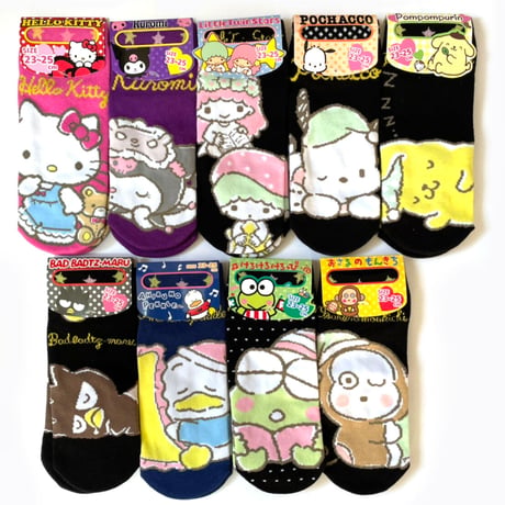サンリオ　おやすみモード　レディースソックス