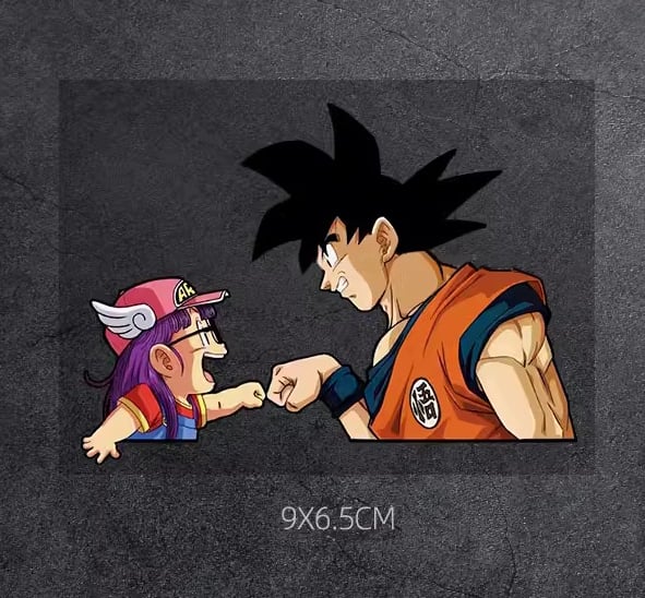 転写シール アラレちゃん×悟空④ 防水ステッカー シール | aboo