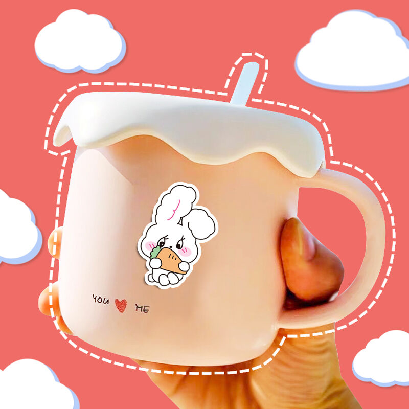 44枚 USACHAN うさちゃん うさぎ 防水ステッカー シール | aboo