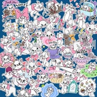 ４０枚　マリーちゃんE　ディズニー　防水ステッカー　シール