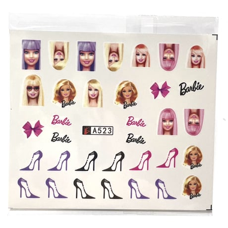 Barbie★A523　バービー　ネイルシール　ウォーターネイルシール