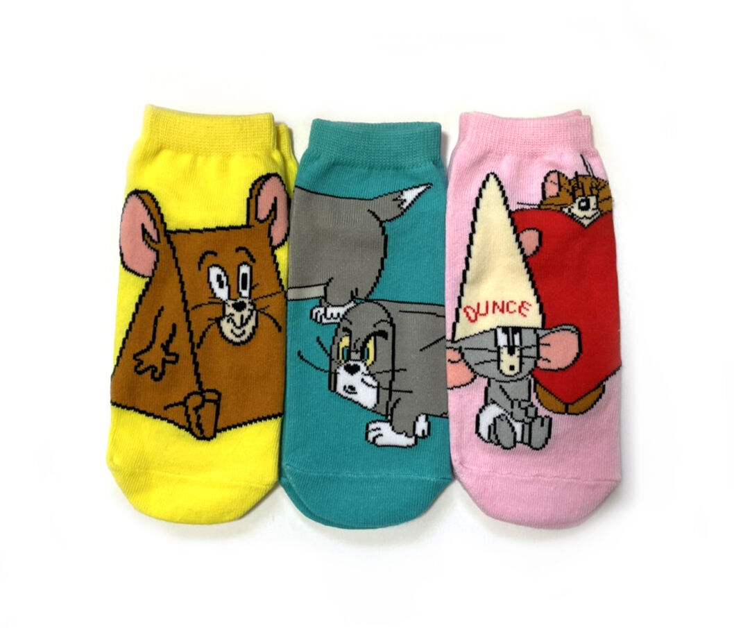 ☆トムとジェリー&タフィーセット☆ 3足セット 靴下 aboo
