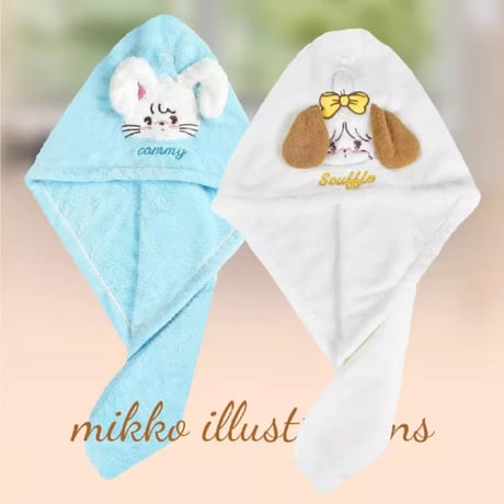 mikko × MINISO　ミッコ　ヘアドライキャップ　日本未発売
