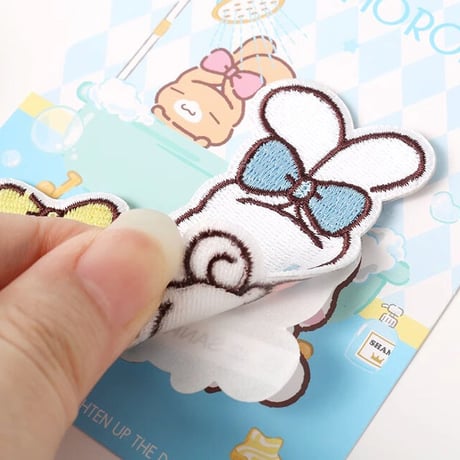サンリオ刺繍シール　海外輸入品　マイメロ　シナモン　キティ　プリン　ワッペン　アップリケ