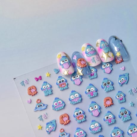 ハンギョドン★to3000　サンリオ　５Dネイルシール