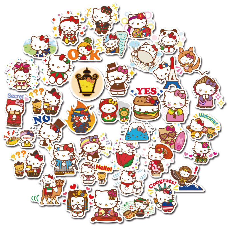 ハローキティ　みんなの地元自慢ステッカー Amazon.co.jp: イトーヨーカドー専門店街 みんなの地元自慢ステッカー