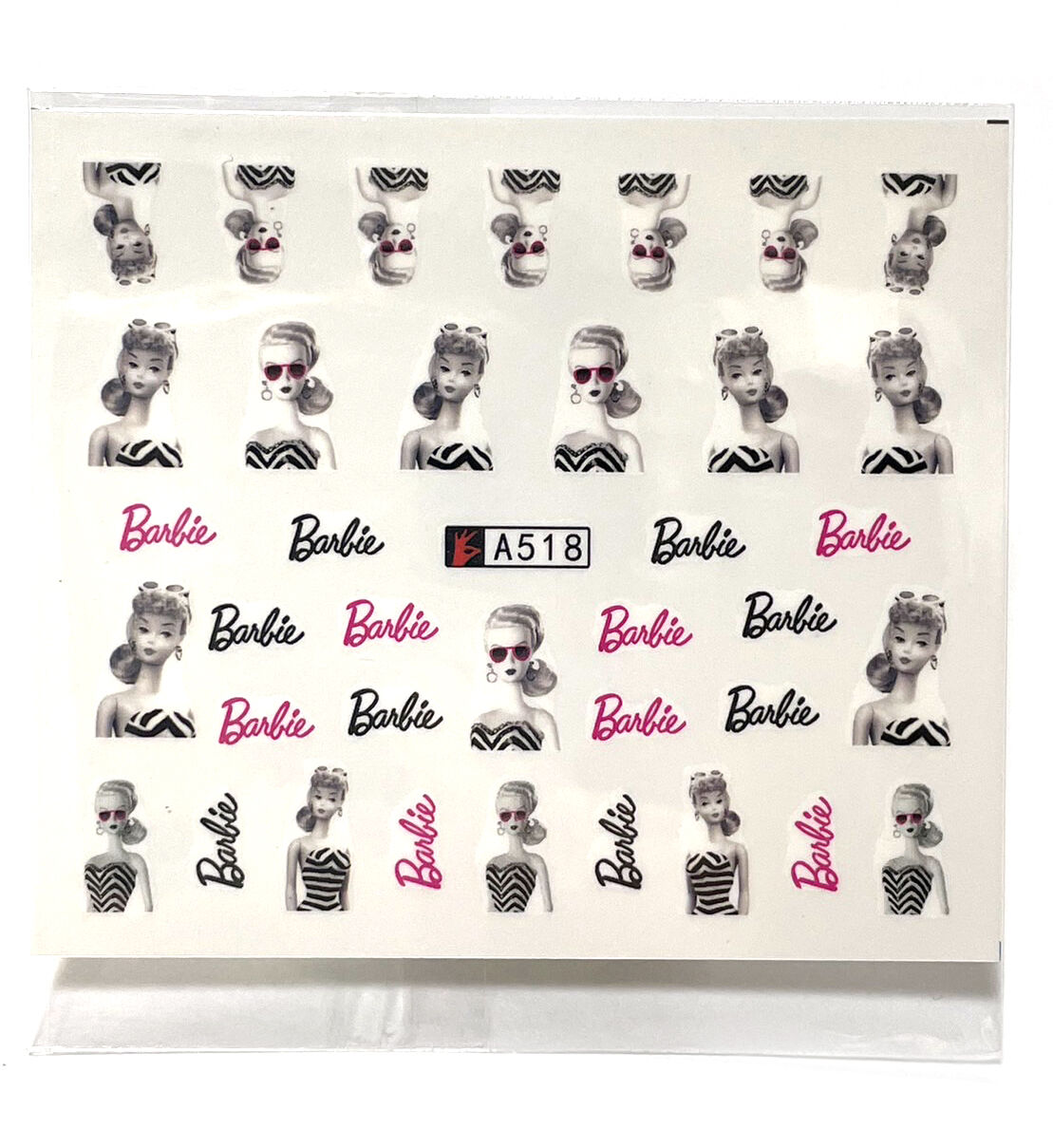 Barbie☆A518 バービー ネイルシール ウォーターネイルシール | aboo