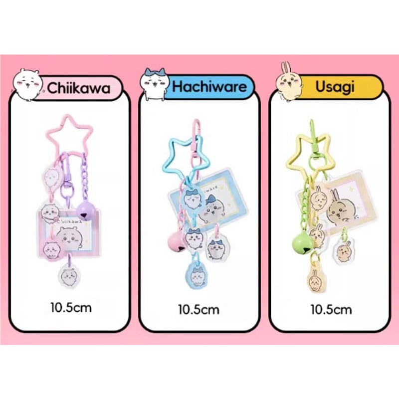 ちいかわ × MINISO アクリルキーホルダー ハチワレ うさぎ 海外 ちいかわ × MINISO アクリルキーホルダー ハチワレ うさぎ 海外