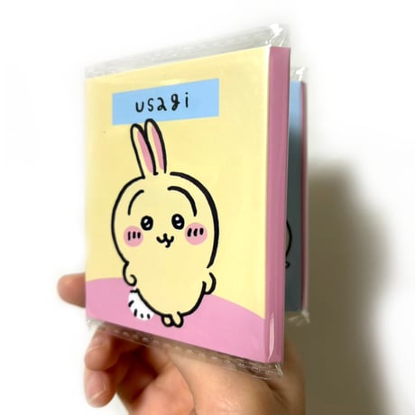 ちいかわ × MINISO　パタパタメモ　うさぎ　ハチワレ　海外限定　日本未発売