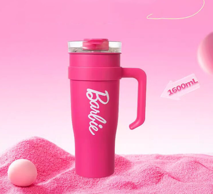 日本未入荷 Barbie3点セット ストロータンブラーは4個入り