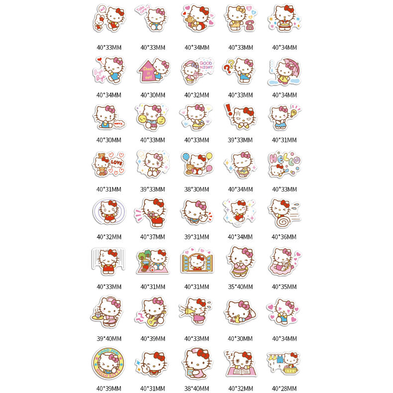 ハローキティ　シール　パック　ステッカー　大量！！！♡♡ 3枚セット ステッカーパック サンリオ キティ アソート