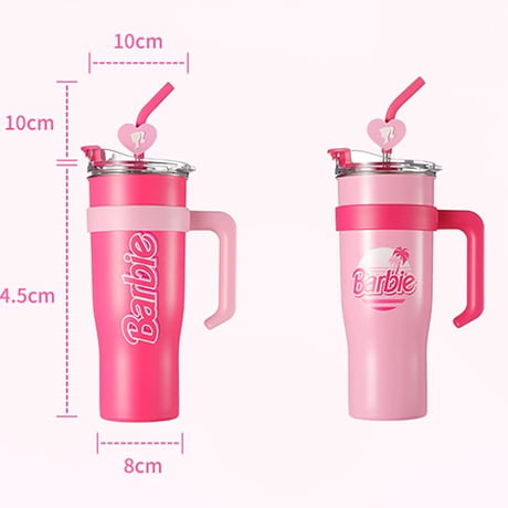 Barbie バービー　大容量ストロー付きタンブラー　日本未発売品