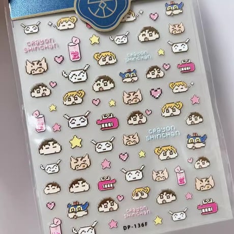 しんちゃん★DP136F　５Dネイルシール　ネイルステッカー