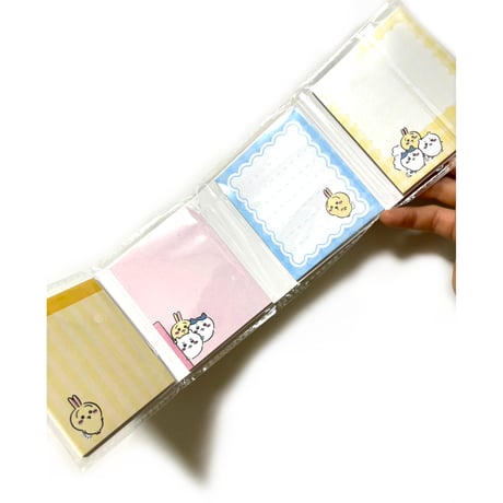 ちいかわ × MINISO　パタパタメモ　うさぎ　ハチワレ　海外限定　日本未発売