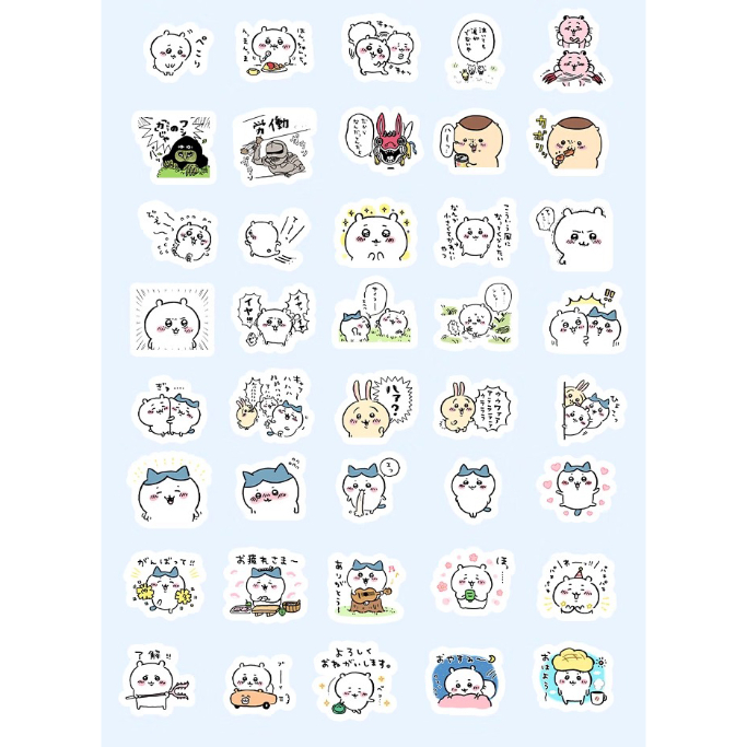 ちいかわ　ステッカー・シール等　50点まとめ売り　⭐︎初期レア品、多数あり⭐︎ Qoo10] サンリオ 10.24更新 50-100枚 ちいかわ