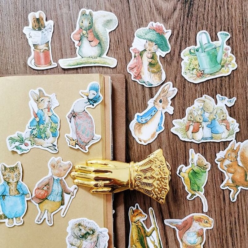 20枚 ピーターラビットB 防水ステッカー シール | aboo