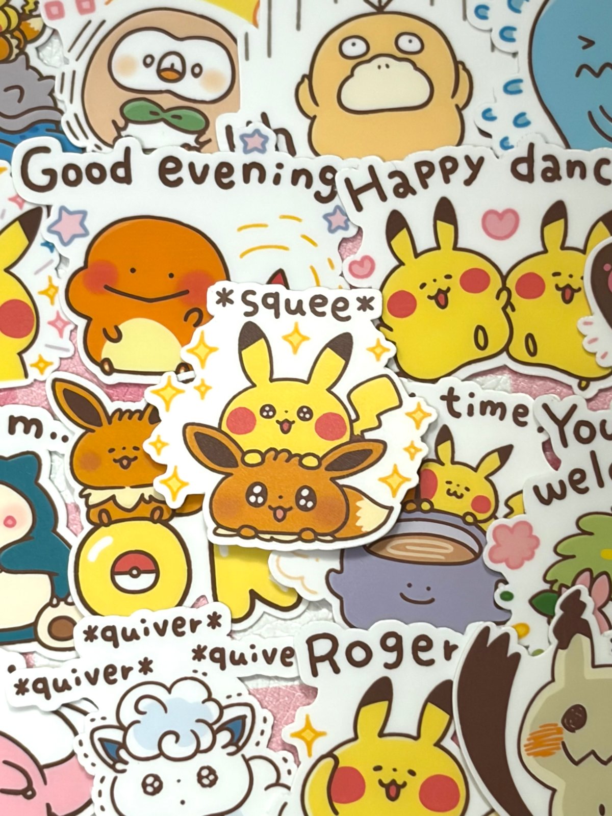 40枚 ポケモン9 カナヘイ 防水ステッカー シール | aboo