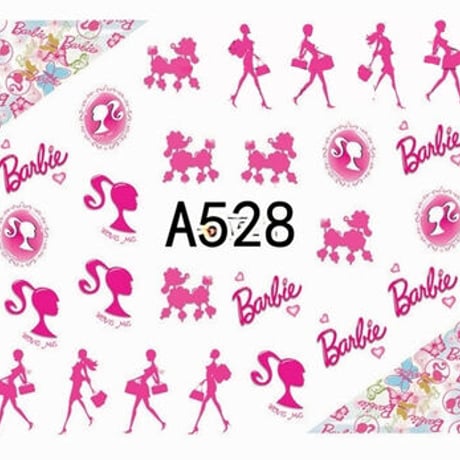 Barbie★A528　バービー　ネイルシール　ウォーターネイルシール