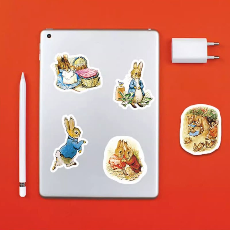 40枚 ピーターラビットC 防水ステッカー シール | aboo