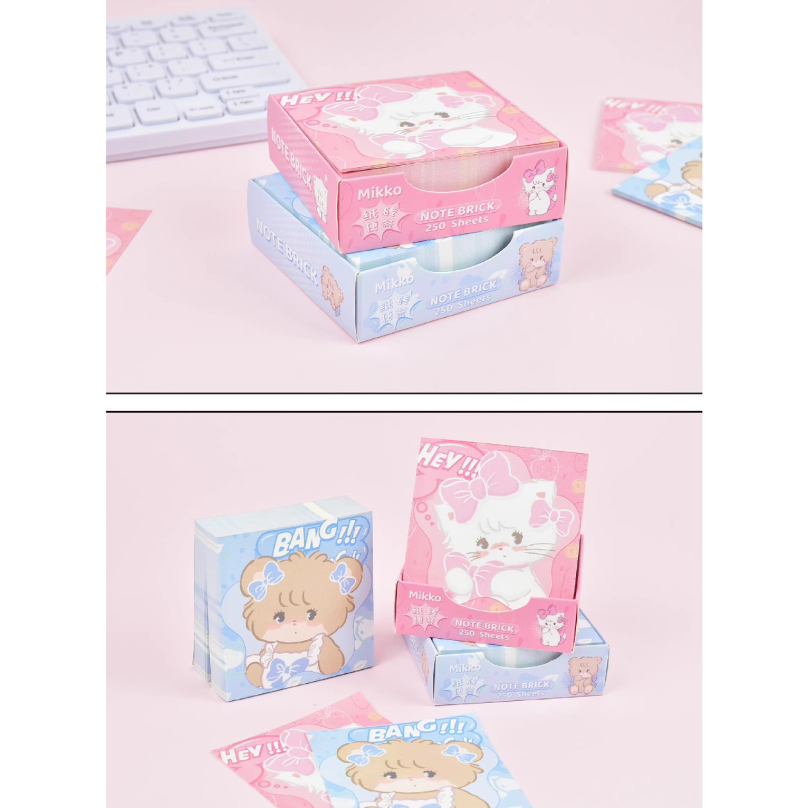 mikko 日本未入荷 ムース ラテ ミッコ ブロックメモ 250枚 海外限定 | aboo