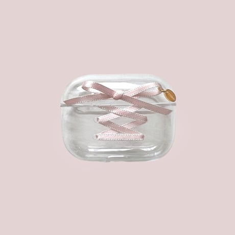 Lace up ribbon case