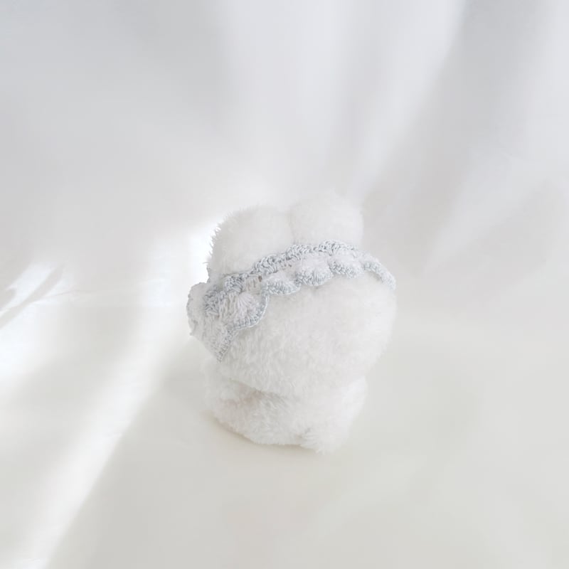 うさぎのねむちゃん＋レースのかぎ編みヘッドドレス REMME lace head dress | REMME