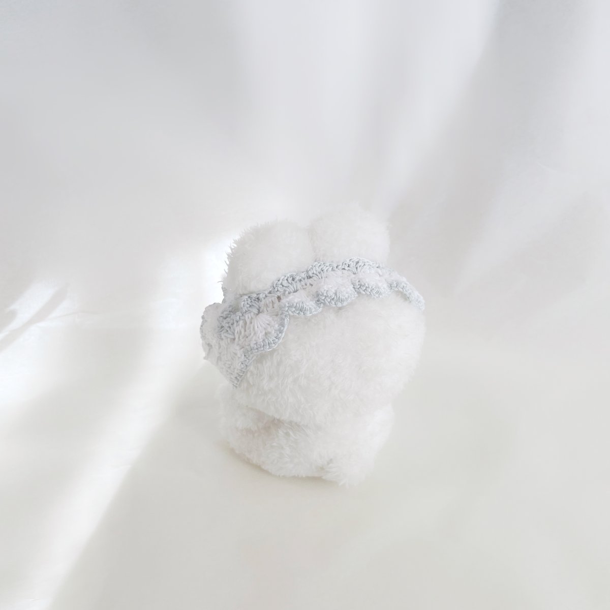 うさぎのねむちゃん＋レースのかぎ編みヘッドドレス REMME lace head dress | REMME