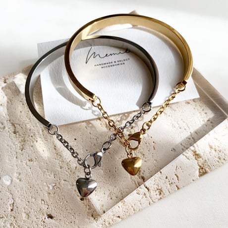 stainless bracelet♡charm
