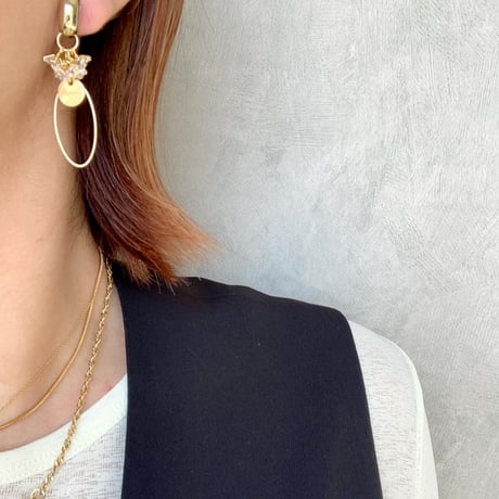zirconia×hoop(シルバー)