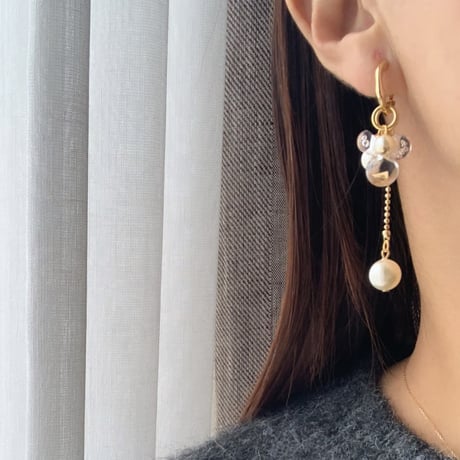 bubble×pearl(シルバー)