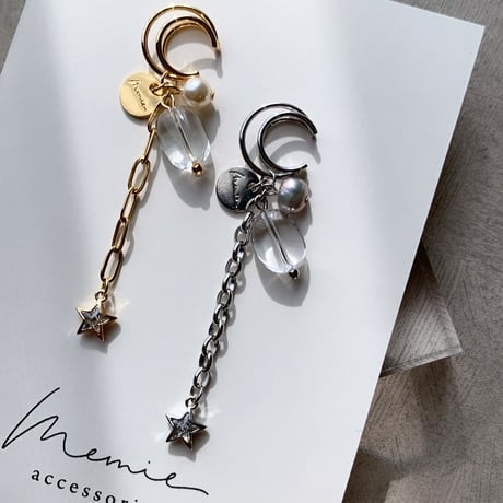 crystal★ear cuff(アレルギー対応)片耳1点用