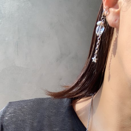 crystal★ear cuff(アレルギー対応)片耳1点用