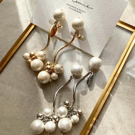cotton pearl×silver wave