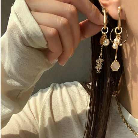 hexagon×shell asymmetry