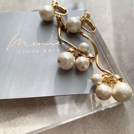cotton pearl×silver wave