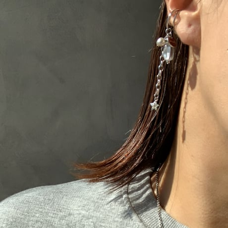 crystal★ear cuff(アレルギー対応)片耳1点用