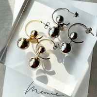 double ball pierce(ステンレスポスト)