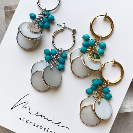 turquoise×shell(シルバー)
