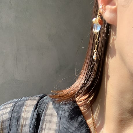 crystal★ear cuff(アレルギー対応)片耳1点用