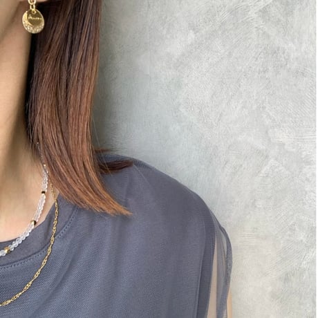 natural stone necklace(マザーオブパール)