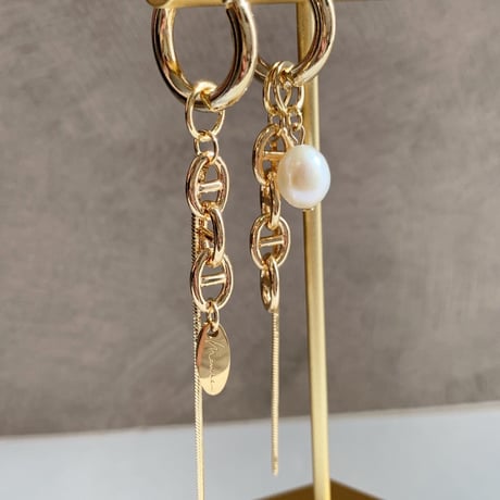 link chain×zirconia charm(シルバー)