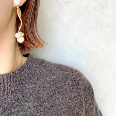 cotton pearl×gold wave