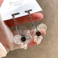 flower hoop(シルバー)