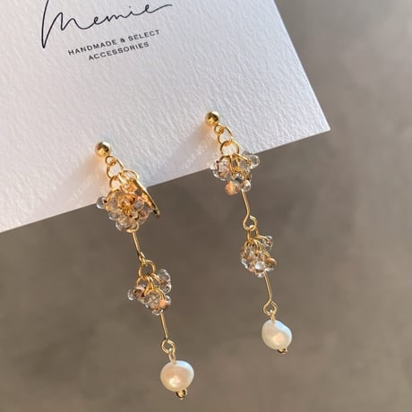 mini beads×pearl