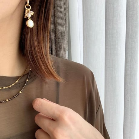 natural stone necklace(マザーオブパール)