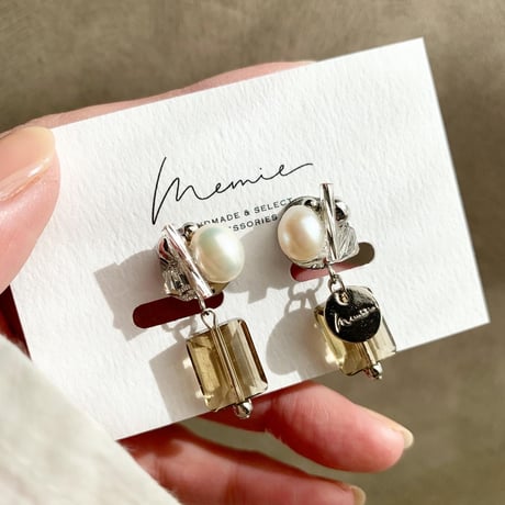 original pearl cabochon(シルバー)